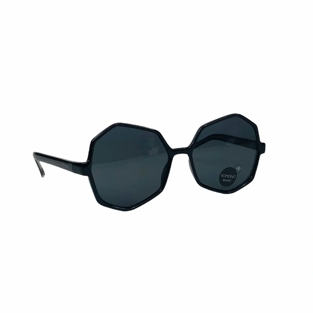 KOMONO sunglasses NEW oversized Bonnie Black Transparent